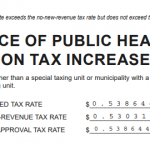 Notice of Public Hearing on Tax Increase