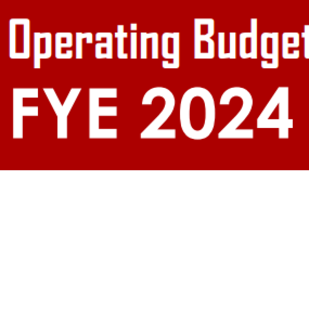 Operating Budget FYE 2024